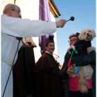 Tradicional bendición de San Antón en San Marcelo el año pasado. JESÚS F. SALVADORES