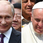 Putin y el papa Francisco.