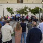 Los candidatos populares en el municipio de Valverde de la Virgen, durante el encuentro. DL
