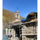 Una ade las actuaciones de restauración en Colinas. M.M.