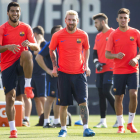 Messi regresó ayer de la concentración con Argentina. QUIQUE GARCÍA
