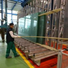 Trabajadores de Vitro Cristalglass en la factoría de La Rozada, en una imagen de archivo.