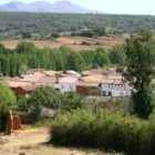 Vista del pueblo de Valporquero de Rueda que está sin agua