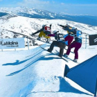 Una prueba de snowboard en los Mundiales celebrados en La Molina en el 2011.