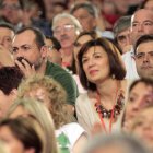 Susana Travesí y Tino Rodríguez. Abajo, Madina.