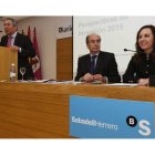 Un abarrotado Club de Prensa ante la presencia de Cirus Andreu en León.