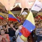 Cientos de trabajadores de la PDVSA, durante su encuentro en Caracas