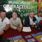 Daniel Franco, Óscar Ramos, Raúl Valcarce, Pedro García y Agustín Valcarce. L. DE LA MATA