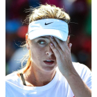 Sharapova reconoció el pasado lunes que había dado positivo en el Abierto de Australia. FILIP SINGER