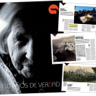 Portada de la revista y algunas fotos interiores.