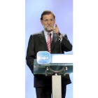 Rajoy, durante su comparencia ante la prensa.