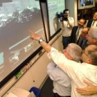La Nasa observa las primeras imágenes de Marte en Pasadena