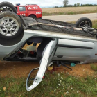 El vehículo accidentado.