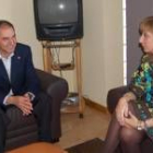 María Eugencia Gancedo recibió en el Ayuntamiento a Arturo Fernández