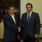Ollanta Humala y Borja Prado, presidente de Endesa.