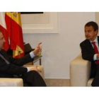 Una cumbre bilateral entre Herrera y Zapatero.