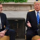 Mariano Rajoy y Donald Trump, en la Casa Blanca