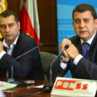El edil de Acción Social y el alcalde de Ponferrada, ayer durante la presentación.