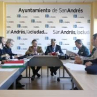 Los máximos responsables de la Policía Local, nacional y Guardia Civil se reunieron en San Andrés