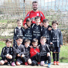 Formación del Ejido B de categoría prebenjamín.