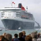 El «Queen Mary II» hace entrada en el puerto británico de Southampton el pasado jueves