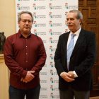 El presidente del Consultivo con el alcalde de Zamora. DL