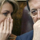Cospedal y Rajoy.