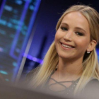 Jennifer Lawrence, en el plató del programa 'El hormiguero'.