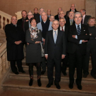 El jurado de Leonés del Año, reunido ayer en la Casa de Espiritualidad de San Isidoro­.