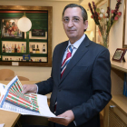 El presidente del Colegio de Economistas de Valladolid, Juan Carlos de Margarida, ayer.