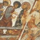 Detalle de las pinturas del panteón de San Isidoro