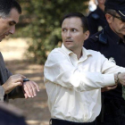 José Bretón, durante la reconstrucción de los hechos en el parque de Córdoba en el que afirmó que habían desaparecido sus dos hijos.