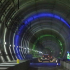 Una imagen de archivo del desarrollo interior de los túneles de Pajares. RAMIRO