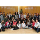 Alumnos y profesores del IES de San Andrés y de centros educativos de Turquía, Finlandia y Alemania visitaron el Ayuntamiento.