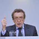 De Santiago-Juárez, ayer, en la rueda de prensa.