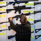 Una exhibición de armas en Lucerna, Suiza.