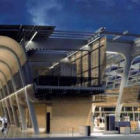 Recreación virtual del edificio que albergará la nueva terminal del aeropuerto de León