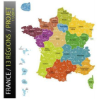 Mapa de las 13 regiones en las que quedará dividida Francia una vez aprobada definitivamente la reforma.