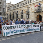 Concentración en Botines contra la violencia machista. MARCIANO