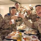 Soldados españoles celebran la Navidad en Base España en Irak