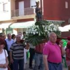 La virgen de Celada fue procesionada desde la ermita hasta la iglesia