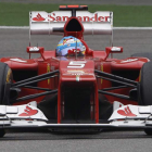 Alonso busca mejorar las condiciones de su monoplaza.