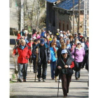Una de las marchas promocionales del Camino de Invierno.