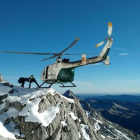 La Guardia Civil rescata a una montañera en Peña Urbiña