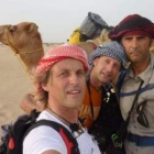 Calleja, Valdés y Rob, los tres expedicionarios.