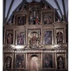 Imagen del retablo central de la iglesia parroquial de Vecilla de la Vega. DL