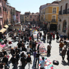 El Barrio Húmedo en Semana Santa en una foto de archivo.