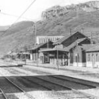 Vista antigua de la estación de La Robla, antes del voraz incendio que acaba de sufrir hace semanas