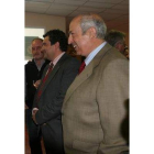 De la Fuente, con el presidente del Consejo Comarcal.
