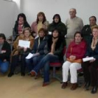 Un momento del acto de clausura del curso celebrado ayer en Valderrey